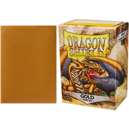 Dragon Shield • Matte Gold
