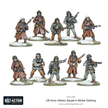 Bolt Action - US Army Infantry Squad in Winter Clothing