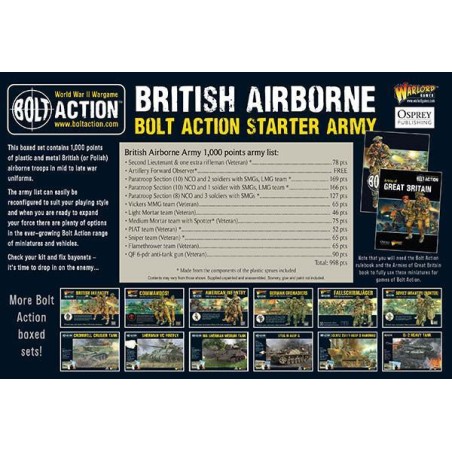 Bolt Action - British Airborne Starter Army