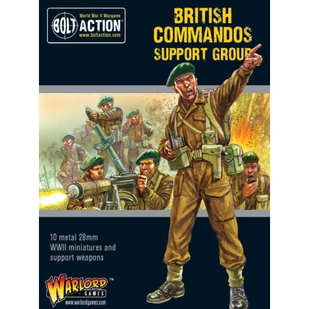 Bolt Action - Commandos Support Group (HQ, Mortar & MMG)