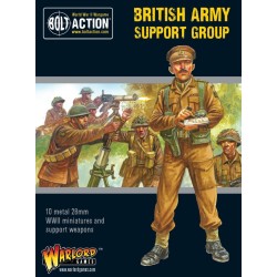Bolt Action - British Army Support Group (HQ, Mortar & MMG)