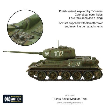 Bolt Action - T34/85 Medium Tank