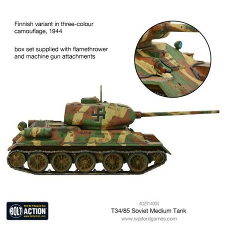Bolt Action - T34/85 Medium Tank