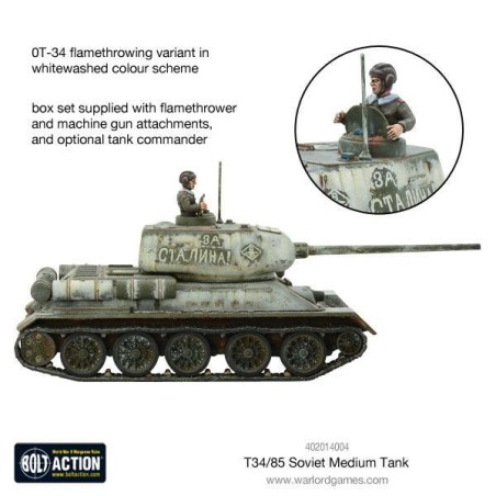 Bolt Action - T34/85 Medium Tank