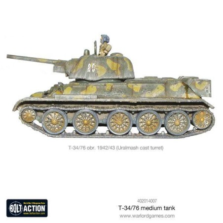 Bolt Action - T34/76 Medium Tank