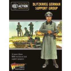 Bolt Action - Blitzkrieg German Support Group (HQ, Mortar & MMG)