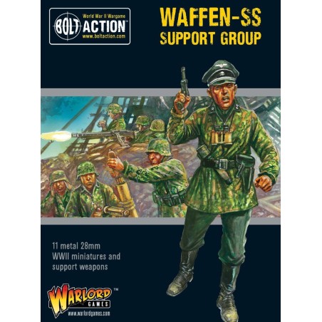 Bolt Action - Waffen-SS Support Group (HQ, Mortar & MMG)