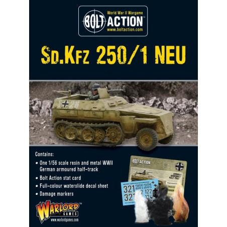 Bolt Action - Sd/Kfz 250/1 - Neu Halftrack