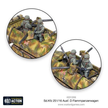 Bolt Action - Sd.Kfz 251/16 Ausf D Flammenpanzerwagen