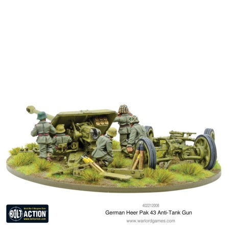 Bolt Action - German Heer Pak 43 anti-tank gun