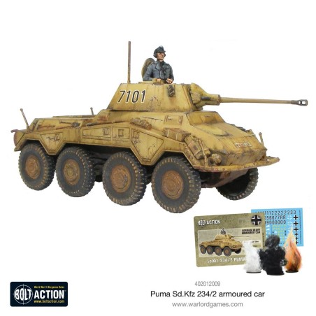 Bolt Action - Puma Sd.Kfz 234/2 Armoured Car