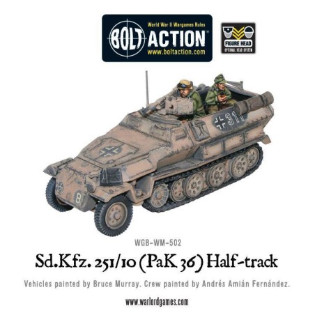 Bolt Action - Sd.Kfz 251/10 Pak 36 Half-Track