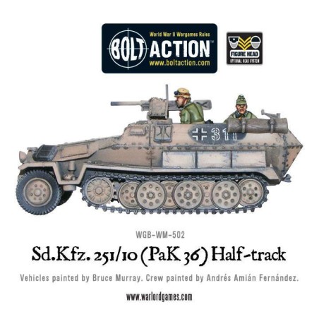 Bolt Action - Sd.Kfz 251/10 Pak 36 Half-Track