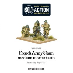 Bolt Action - Early War French 81mm Mortar Team