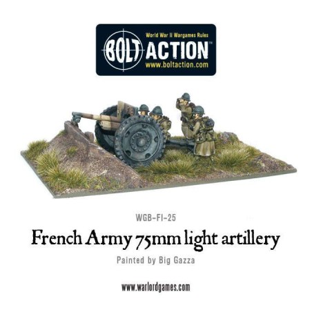 Bolt Action - Early War French 75mm Gun