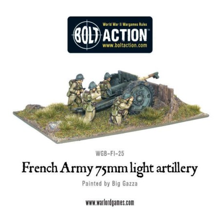 Bolt Action - Early War French 75mm Gun