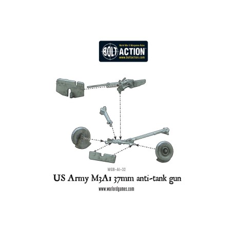 Bolt Action - US Army 37mm Anti-Tank Team