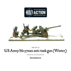 Bolt Action - US Army 57mm anti-tank gun M1 (Winter)