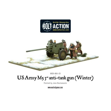 Bolt Action - US Army 3-inch anti-tank gun M5 (Winter)