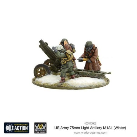 Bolt Action - US Army 75mm Light Artillery M1A1 (Winter)