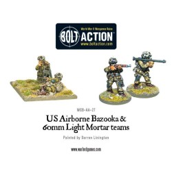 Bolt Action - US Airborne Bazooka & 60mm light mortar team