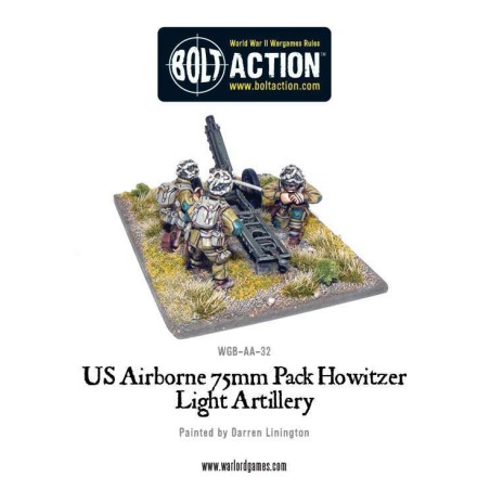 Bolt Action - US Airborne 75mm Howitzer & Crew