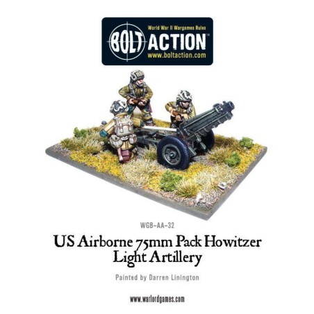 Bolt Action - US Airborne 75mm Howitzer & Crew