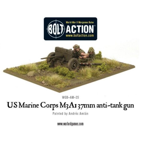 Bolt Action - USMC M3A1 37mm anti-tank gun