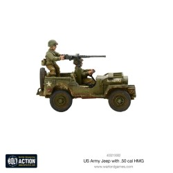 Bolt Action - US Army Jeep with 50 Cal HMG