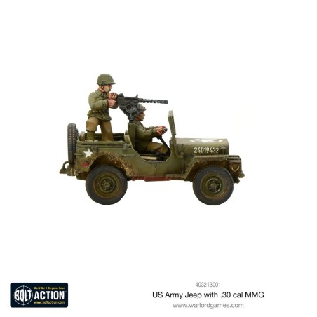 Bolt Action - US Army Jeep with 30 Cal MMG