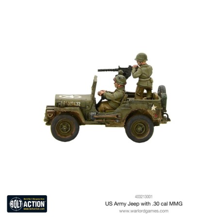 Bolt Action - US Army Jeep with 30 Cal MMG