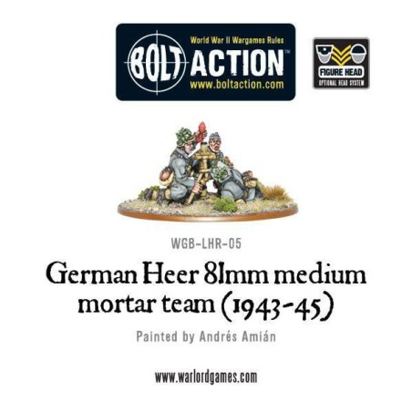 Bolt Action - German Heer 81mm Medium Mortar