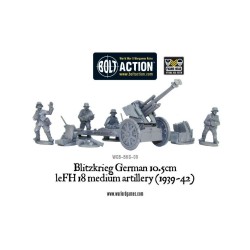 Bolt Action - Blitzkrieg German leFH 18 10.5cm Medium Artillery (1939-42)