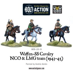 Bolt Action - Waffen SS Cavalry NCO & LMG Team (1942-45)
