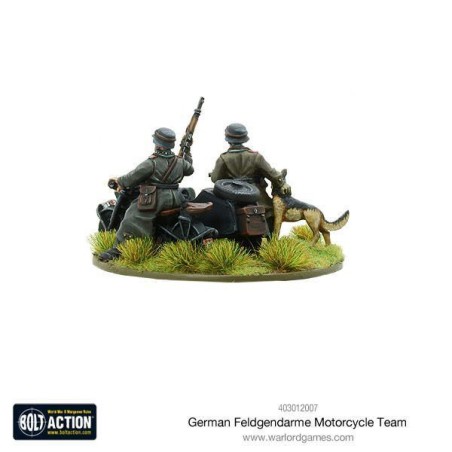 Bolt Action - German Feldgendarme Motorcycle Team