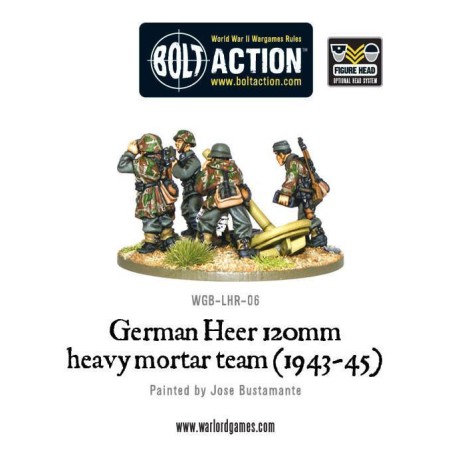 Bolt Action - German Heer 120mm Hvy Mortar
