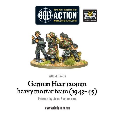 Bolt Action - German Heer 120mm Hvy Mortar