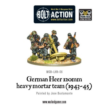 Bolt Action - German Heer 120mm Hvy Mortar