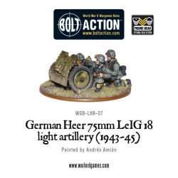 Bolt Action - German Heer 75mm LEiG 18 Artillery