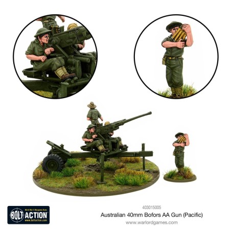 Bolt Action - Australian 40mm Bofors AA Gun 