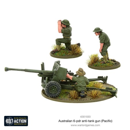 Bolt Action - Australian 6-pdr Anti-tank Gun 