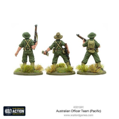 Bolt Action - Australian Officer Team 