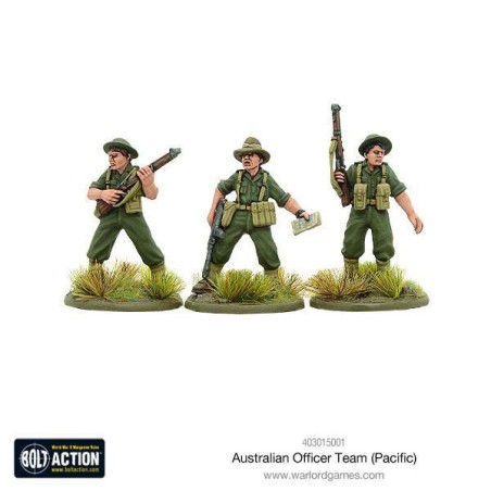 Bolt Action - Australian Officer Team 