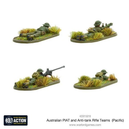 Bolt Action - Australian PIAT and Anti-tank Rifle Teams 
