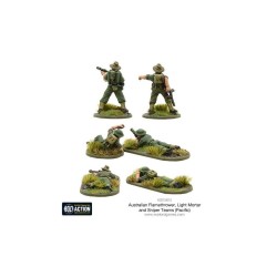 Bolt Action - Australian Flamethrower, Light mortar and Sniper teams 