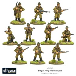 Bolt Action - Belgian Army Infantry squad