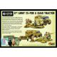 Bolt Action - 8th Army 25 Pounder Light Artillery, Quad & Limber