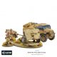Bolt Action - 8th Army 25 Pounder Light Artillery, Quad & Limber