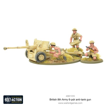 Bolt Action - 8th Army 6 Pounder 