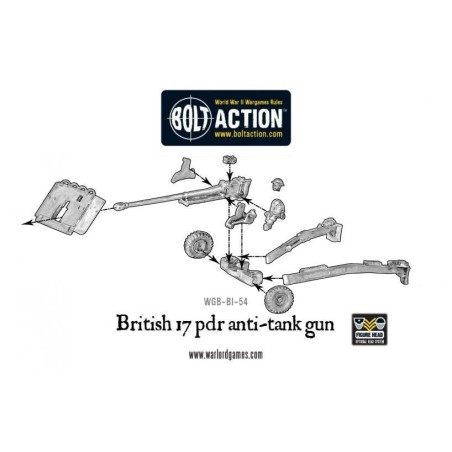 Bolt Action - British Army 17 pdr Anti-tank Gun